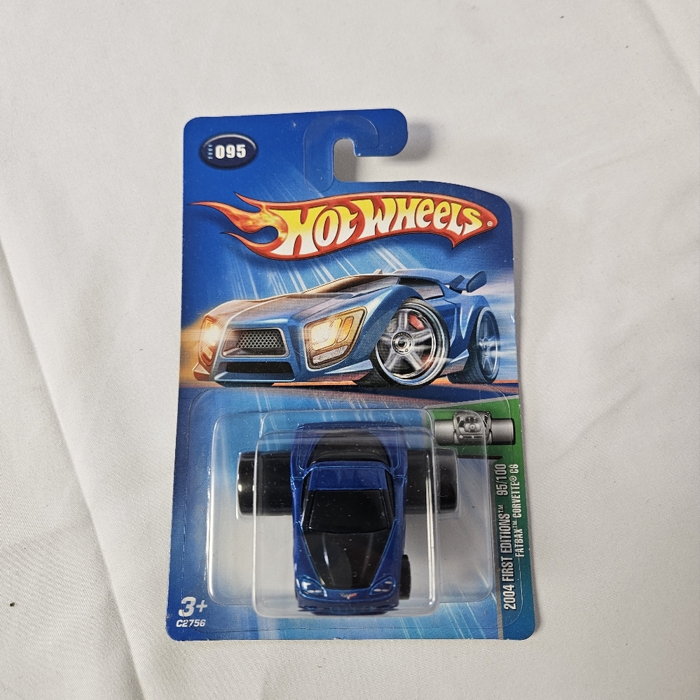 Hot Wheels 2004‎ First Editions 95/100 Fatbax 2005 Corvette Original Packaging